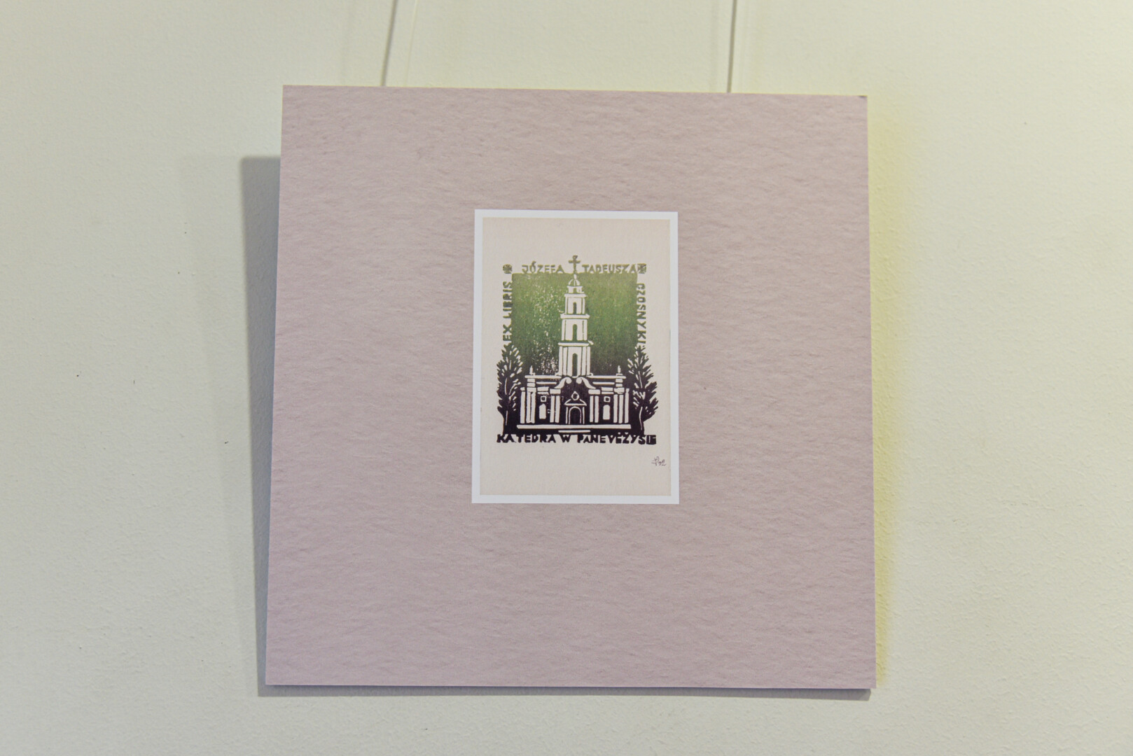 Zigmas Plėštys. Ekslibrisas. P. Židonio nuotr.