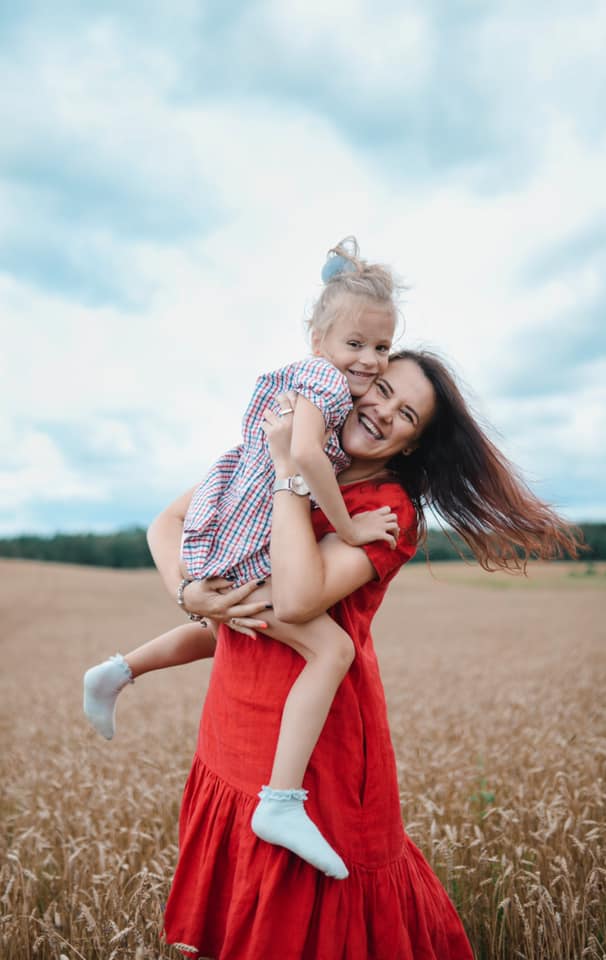 Inga Kanišauskė su dukrele Tėja. E. Gudelytės nuotr.