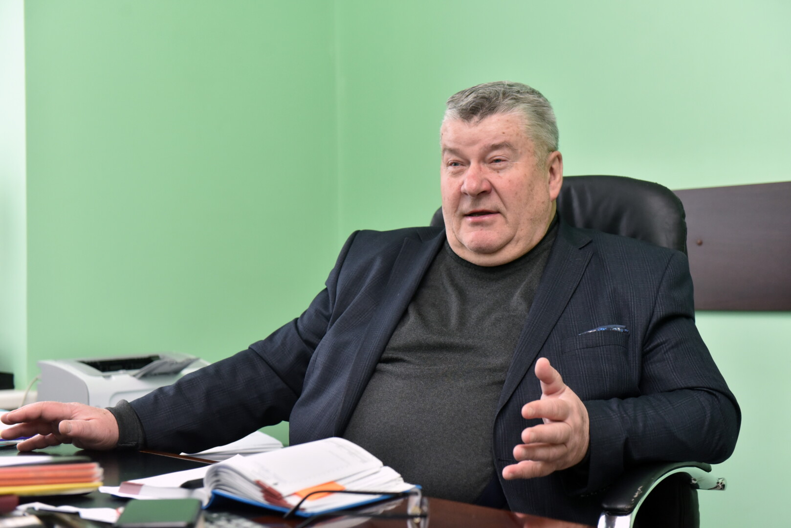 Paįstrio seniūnas Virginijus Šležas. G. Kartano nuotr.