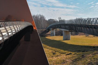 Panevėžio Kultūros ir poilsio parką su pramonės rajonu jungiančiu pėsčiųjų tiltu vaikštantys panevėžiečiai sunerimo dėl saugumo.