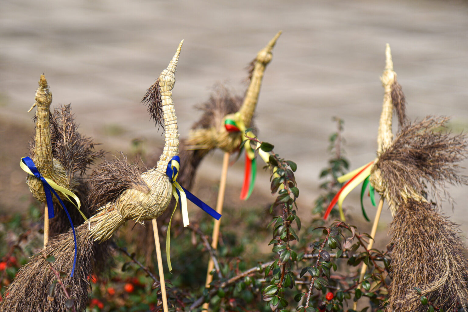 Tradiciškai balandį Perekšlių kaimas Panevėžio rajone pasipuošia ne velykiniais margučiais. Čia išsirikiuoja ant žemės ir sutupia į medžius visa alėja spalvingų, iš įvairiausių medžiagų pagamintų sparnuočių, o unikalų pavadinimą turintis kaimas pasiskelbė paukščių sostine.