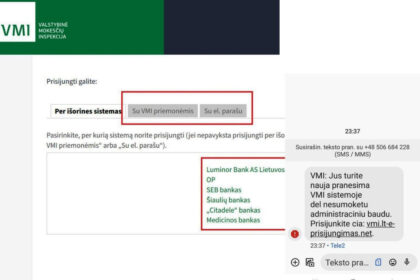 Pastaruoju metu gyventojai sulaukia itin daug sukčių SMS žinučių, kuriose informuojama apie neva turimą skolą Valstybinei mokesčių inspekcijai.