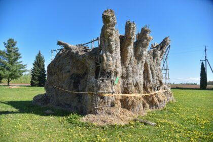 Kone du dešimtmečius Naujamiestį ne tik Lietuvoje, bet ir užsienyje garsinusio įspūdingo šiaudų skulptūrų parko greitai nebeliks nė kvapo.