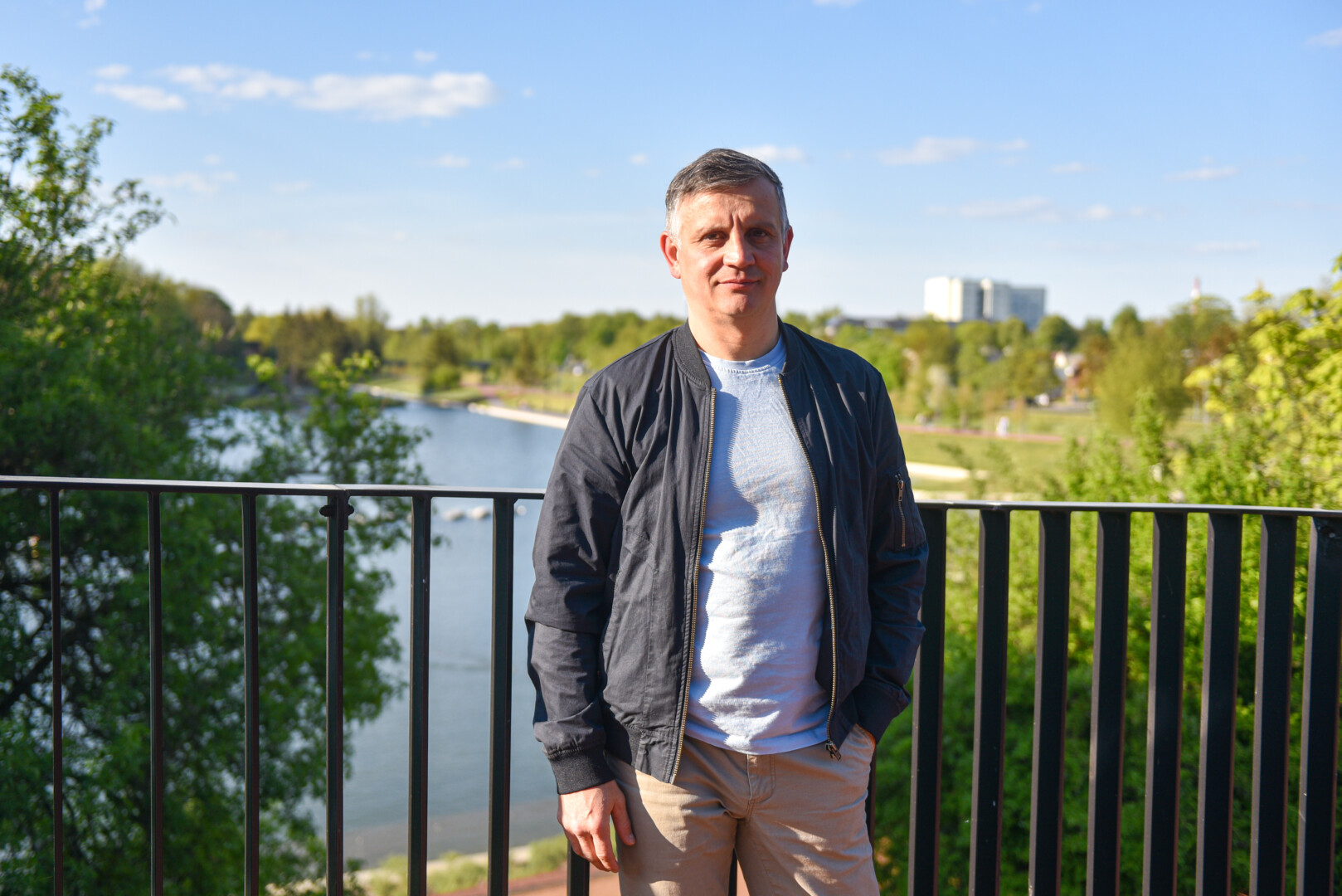 Apie Panevėžį internete pasakojantis rusas turi keliasdešimt tūkstančių sekėjų. P. ŽIDONIO nuotr. 