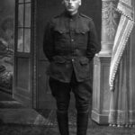 Lietuvos kariuomenės savanoris kūrėjas, Lietuvos karaliaus Mindaugo pulko kuopos vadas Viktoras Čaplikas. PANEVĖŽIO KRAŠTOTYROS MUZIEJAUS fondų nuotr.