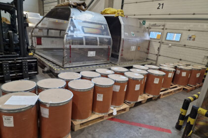 Vilniuje, vienos įmonės patalpose spalio 20 d. sulaikyta iš užsienio vežta siunta, kurioje buvo beveik 500 kg kvaišalų – mefedrono.