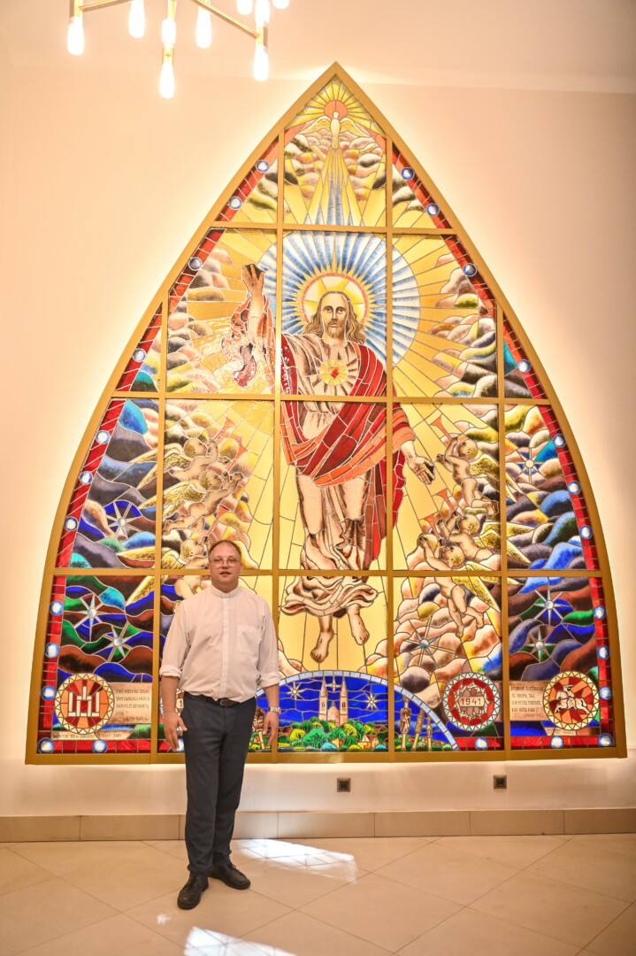 Krekenavos mažosios bazilikos rektorius dr. Gediminas Jankūnas. G. KARTANO nuotr.