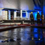 Šeštadienio vakarą liepsnos pasiglemžė Panevėžyje gerai žinomo raktininko Alvydo Širkos dirbtuves.