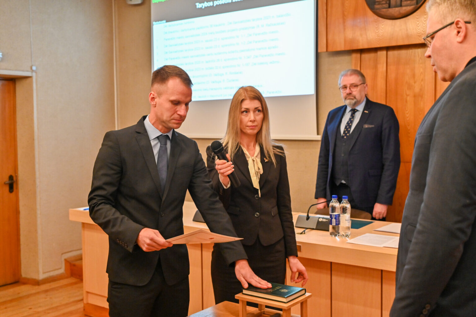 Panevėžio miesto savivaldybės taryboje – permainos.