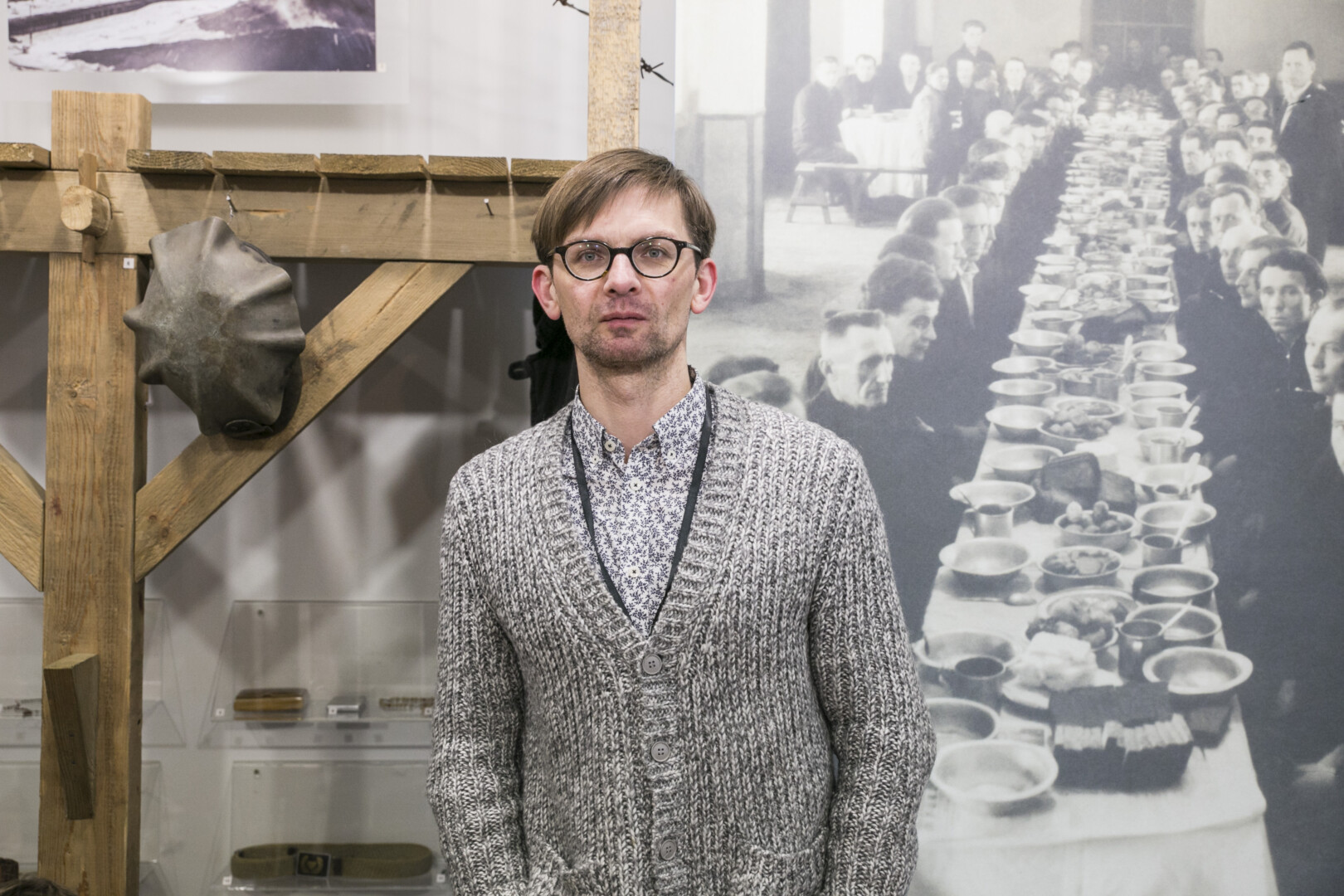 Panevėžio kraštotyros muziejaus Istorijos skyriaus vyresnysis muziejininkas Donatas Juzėnas. PB ARCHYVO nuotr. 