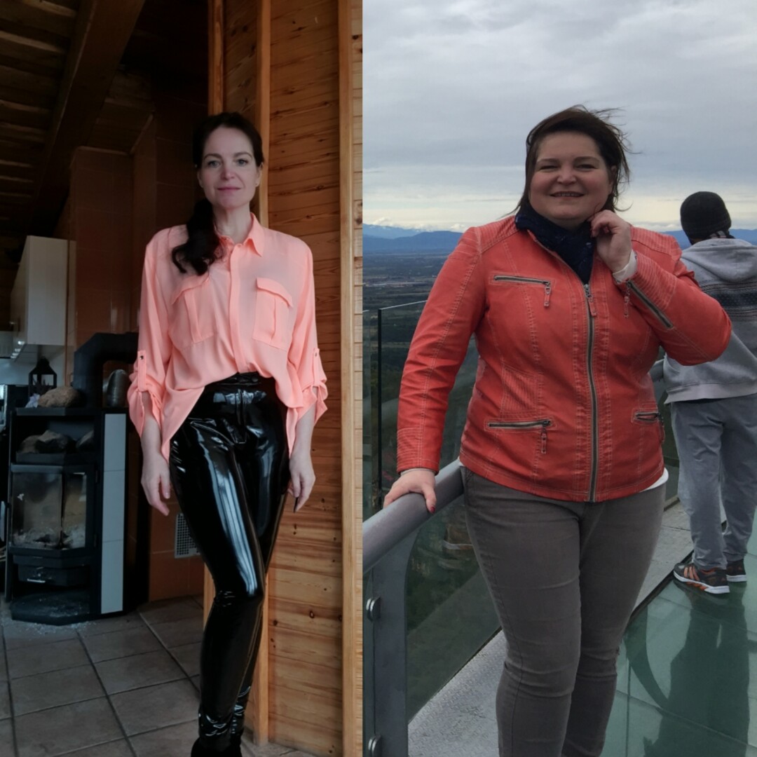 Pradėjusi reguliuoti svorį, Gitana Mileikaitė fotografavo save, lygindama, kokia buvo ir kokia tampa. ASMENINIO ARCHYVO nuotr.