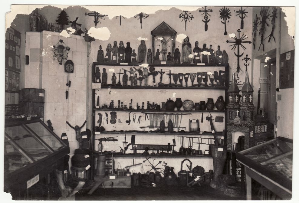 Pirmoji muziejaus ekspozicija Kranto g. namelyje. Panevėžio kraštotyros muziejaus fondų nuotr.