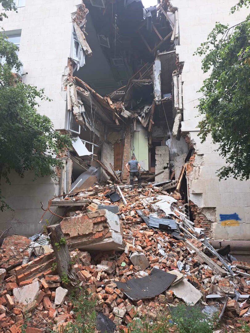 Kuo arčiau fronto, tuo situacija kraupesnė: kai kur sunaikintos ištisos gyvenvietės. ASMENINIO ARCHYVO nuotr. 