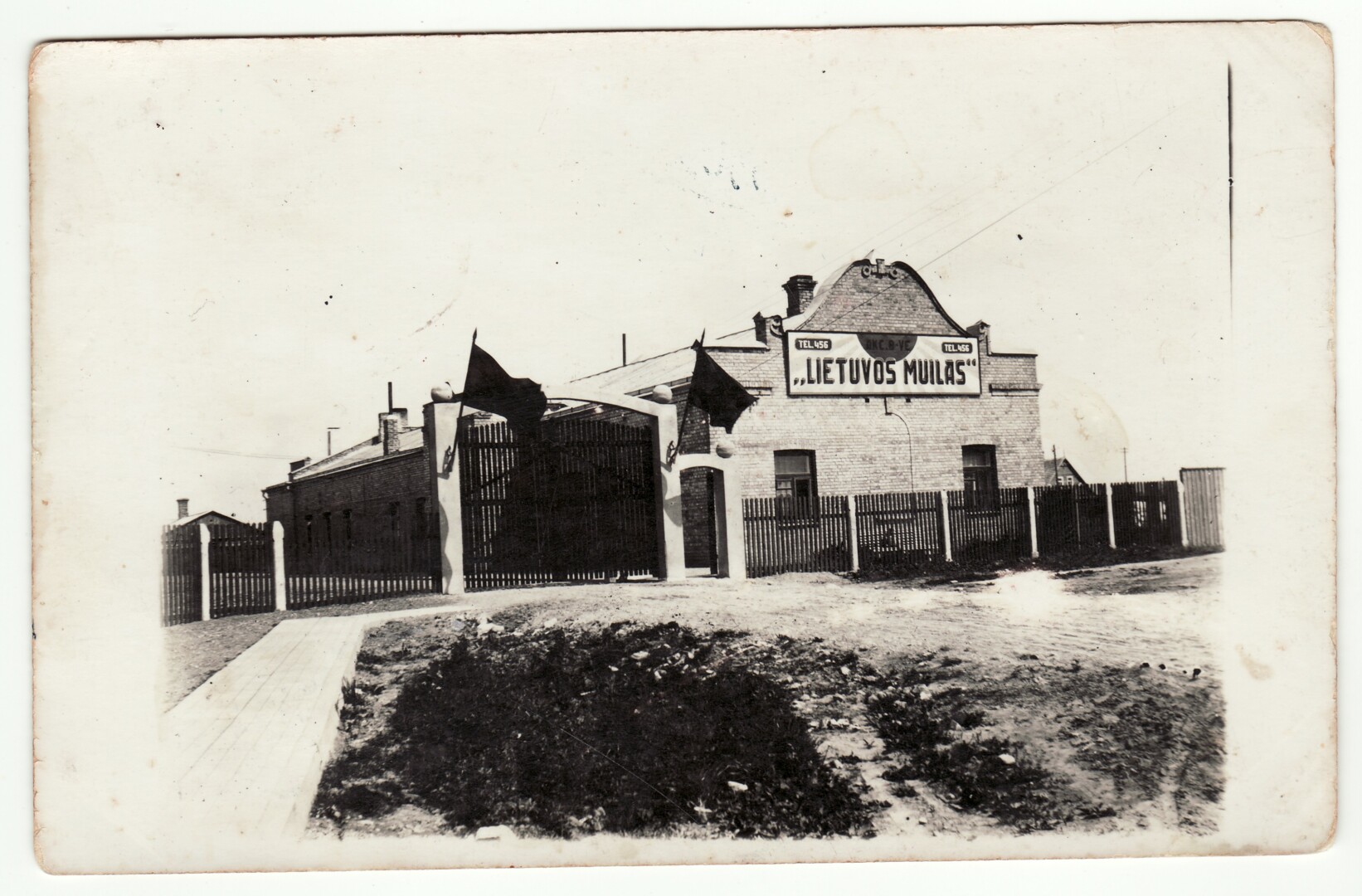 „Lietuvos muilo“ Panevėžio fabrikas. Panevėžio kraštotyros muziejaus fondų nuotr.