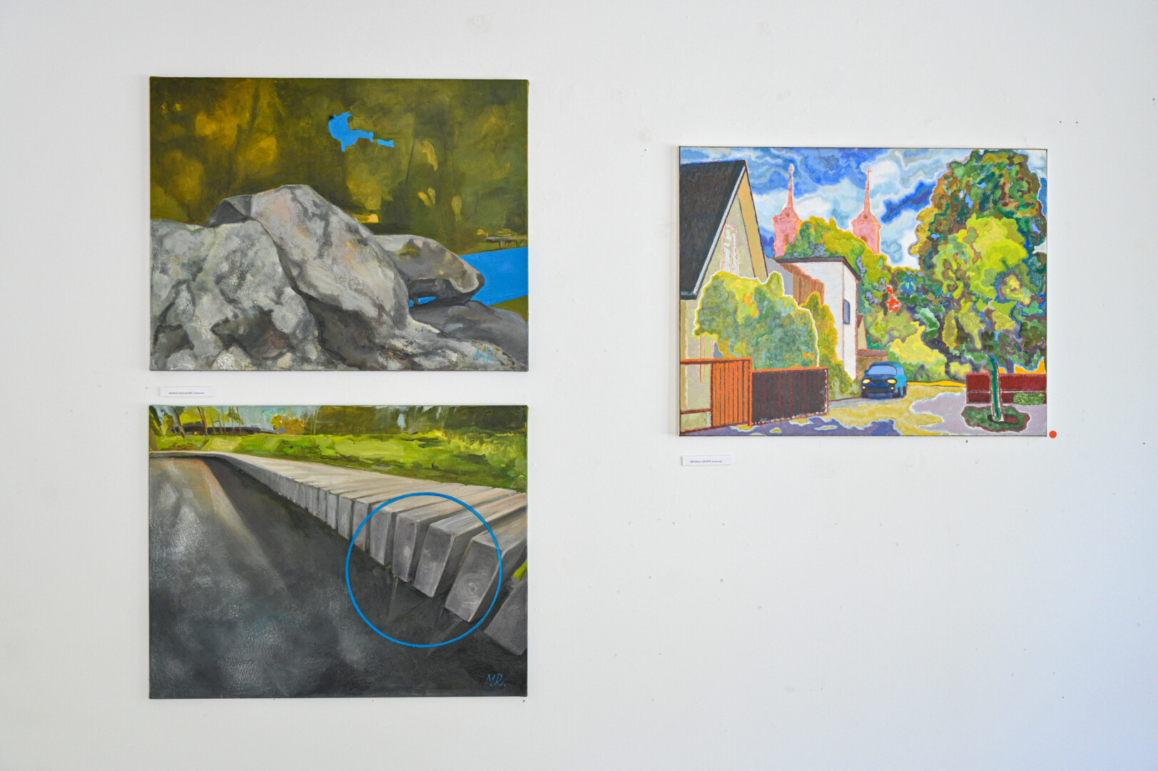 Į plenerą susirinkę tapytojai šįmet ieškojo Panevėžio miesto akcentų. T. ŽIDONIO nuotr.