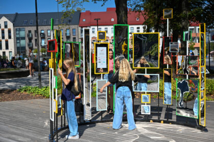 Skulptorius ir keramikas Giedrius Mazūras Panevėžio gimtadienio renginių maratoną pradeda nuo žvilgsnio į veidrodį.