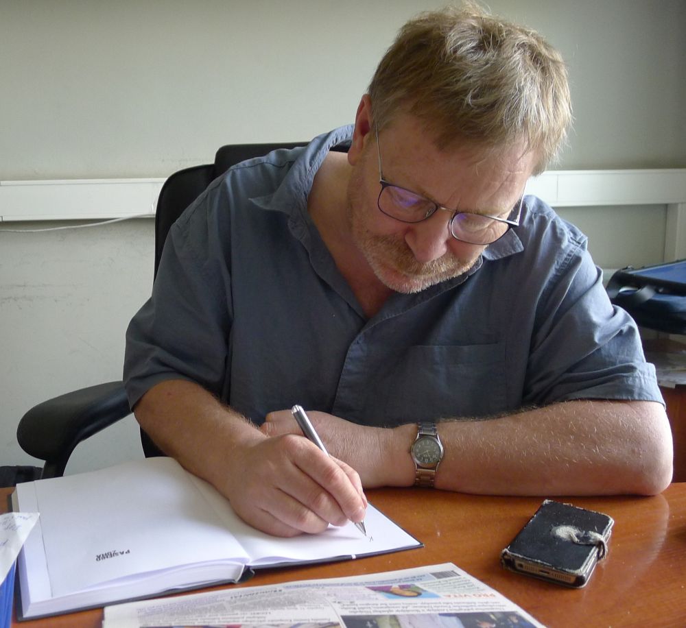 Pasak Rimanto Zagrecko, vien tyrinėti archyvinius dokumentus nepakanka – reikia dar mokėti klausytis žmonių. Deja, liudininkų, galinčių iš pirmų lūpų papasakoti apie pokario įvykius, beveik nebelikę. LGGRTC (R. KAMINSKO) nuotr.