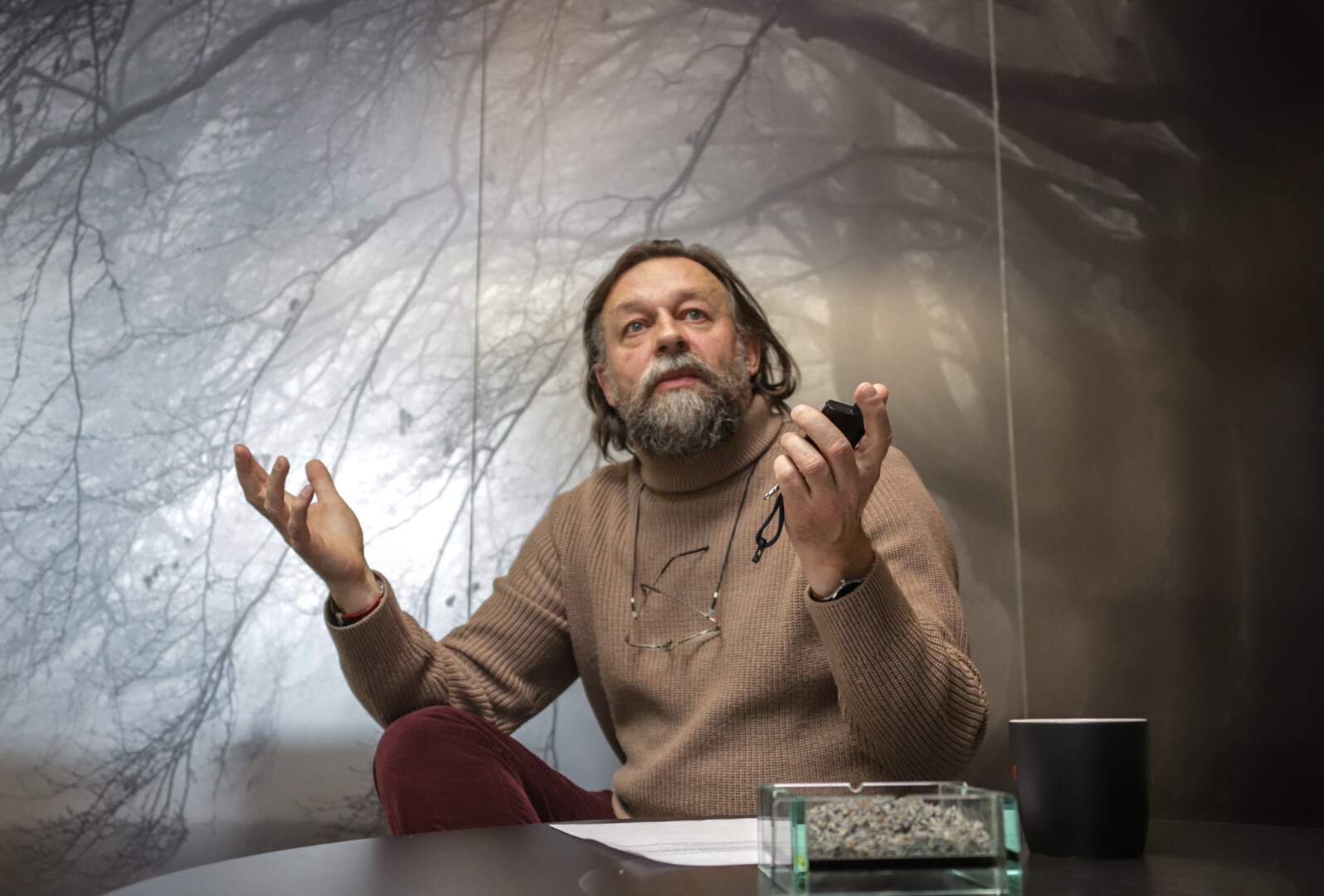 Architektas Vidminas Stankevičius neslepia išgyvenęs virpulį kurdamas Mataros Viešpaties ir Mergelės Marijos tarnaičių vienuolyno projektą. I. STULGAITĖS-KRIUKIENĖS nuotr. 