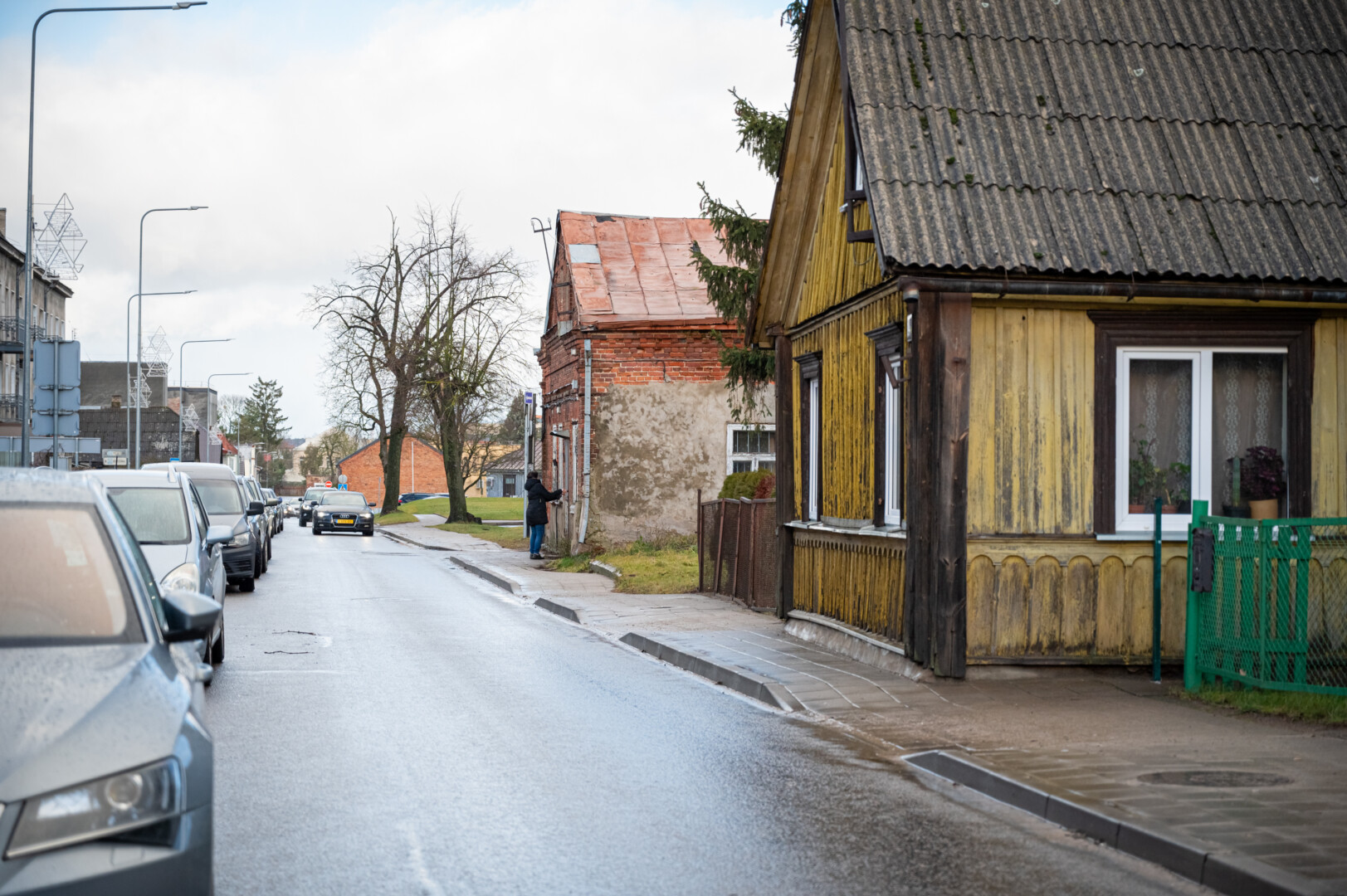 Nauja Respublikos gatvės trasa ir šalia jos numatyti stambūs pastatai būtų visai sunaikinę senamiesčio vaizdą, kairiąją dabartinės A. Smetonos gatvės pusę. P. ŽIDONIO nuotr.