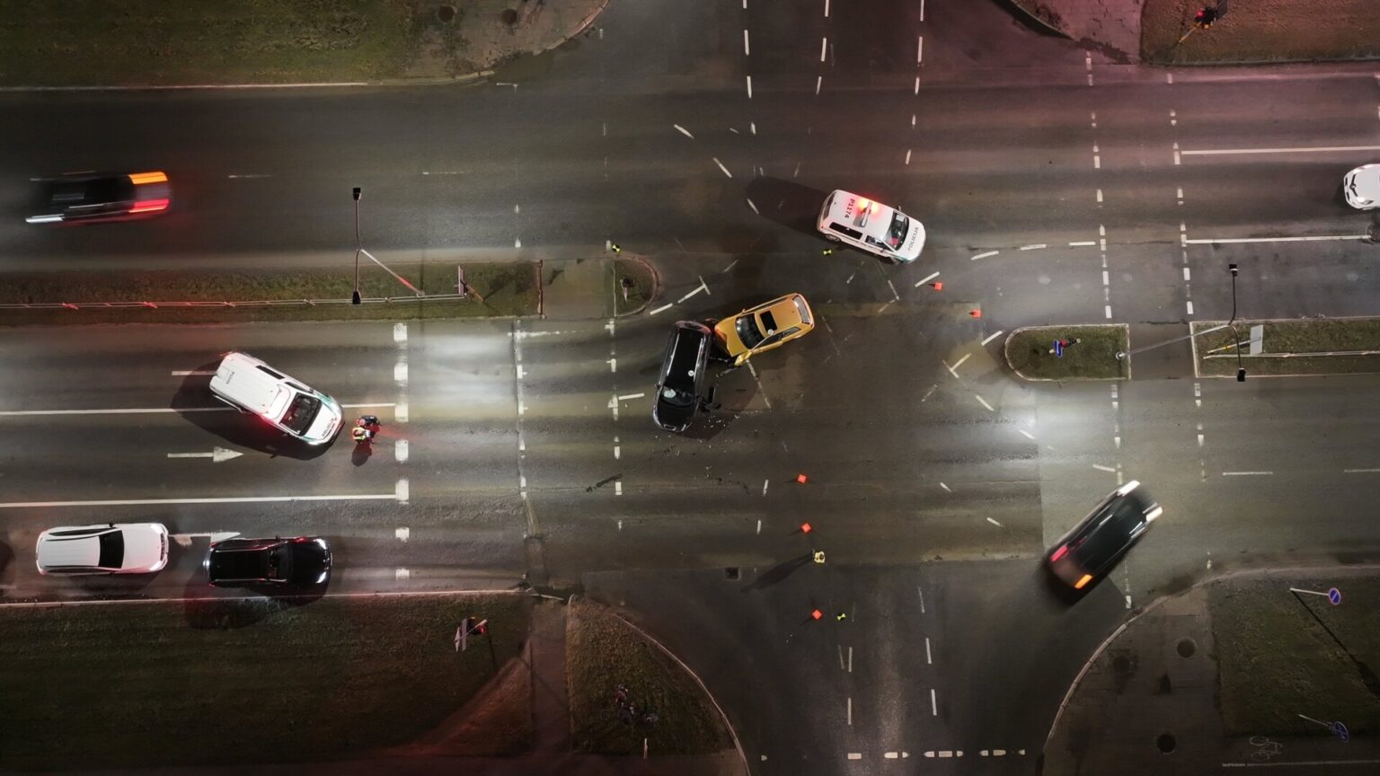 Panevėžyje eismo įvykio metu nukentėjo žmogus