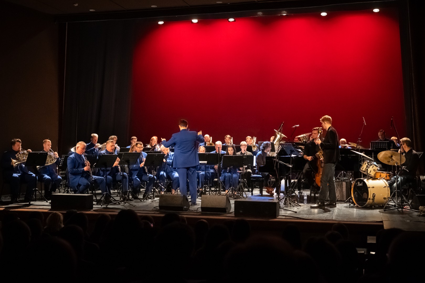 Pučiamųjų orkestras „Garsas“. G. Lukoševičiaus nuotr.