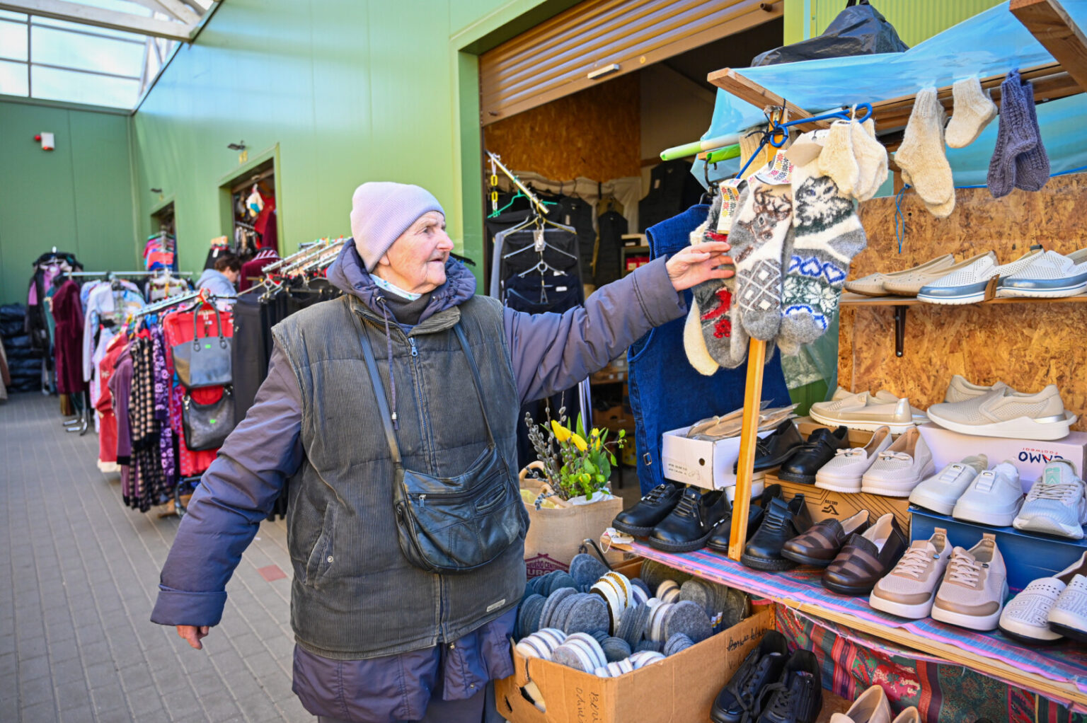 Panevėžietei 92-ejų Janinai Mulevičienei dar per anksti atsiduoti poilsiui.