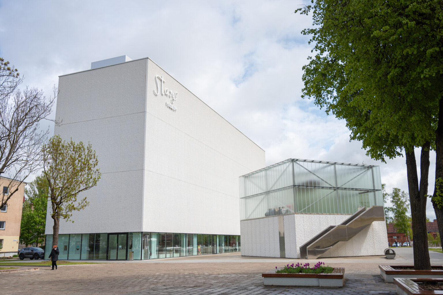 Šiuolaikinio meno muziejuje „Stasys Museum“ baigiami modernios nekomercinio kino salės paskutiniai įrengimo darbai.