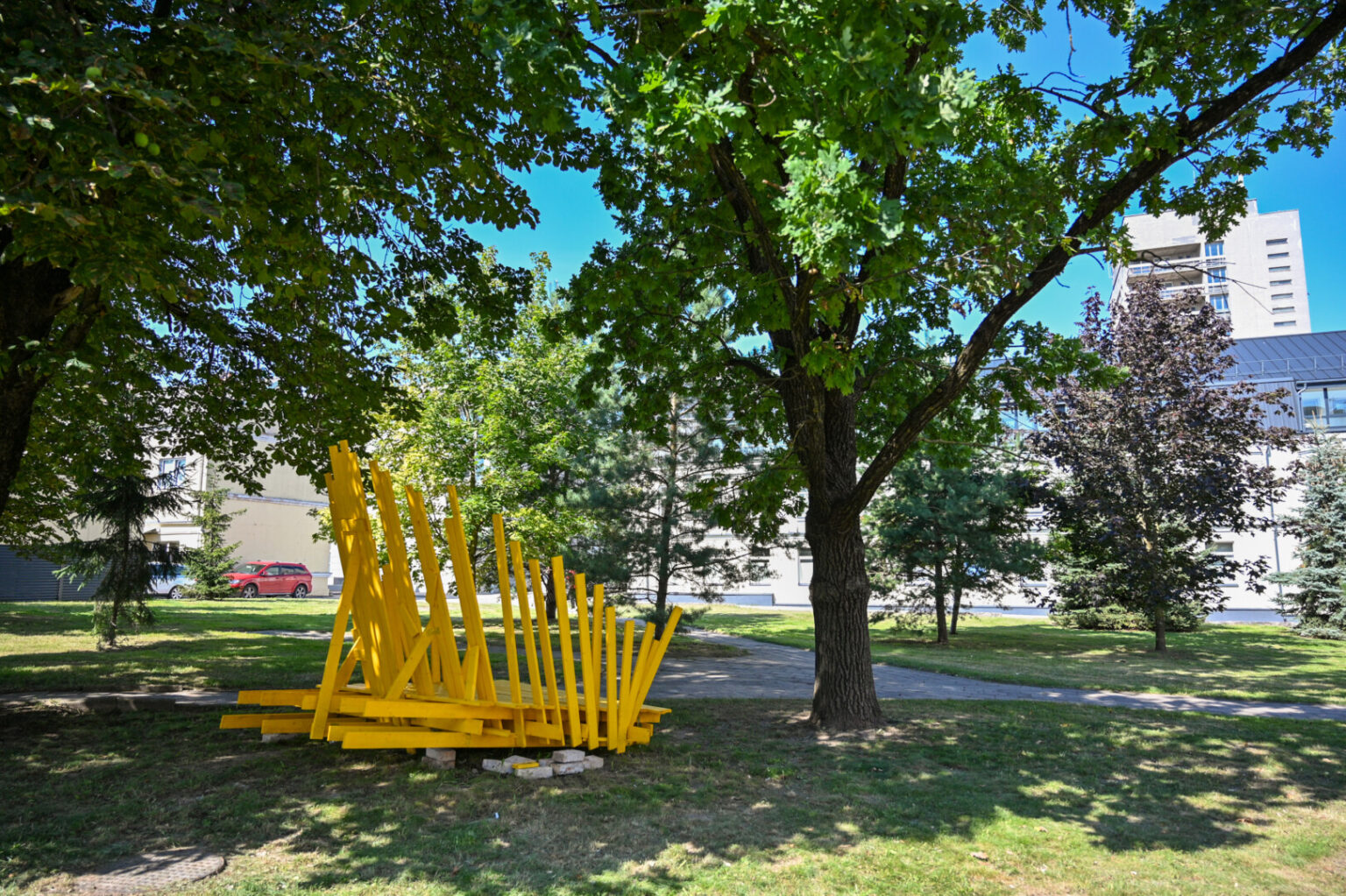 Panevėžio miesto savivaldybės Žymių žmonių, istorinių datų ir įvykių įamžinimo darbo grupė sulaukė iniciatyvos suteikti pavadinimą žaliajai erdvei šalia Gabrielės Petkevičaitės-Bitės viešosios bibliotekos, A. Kisino gatvėje.