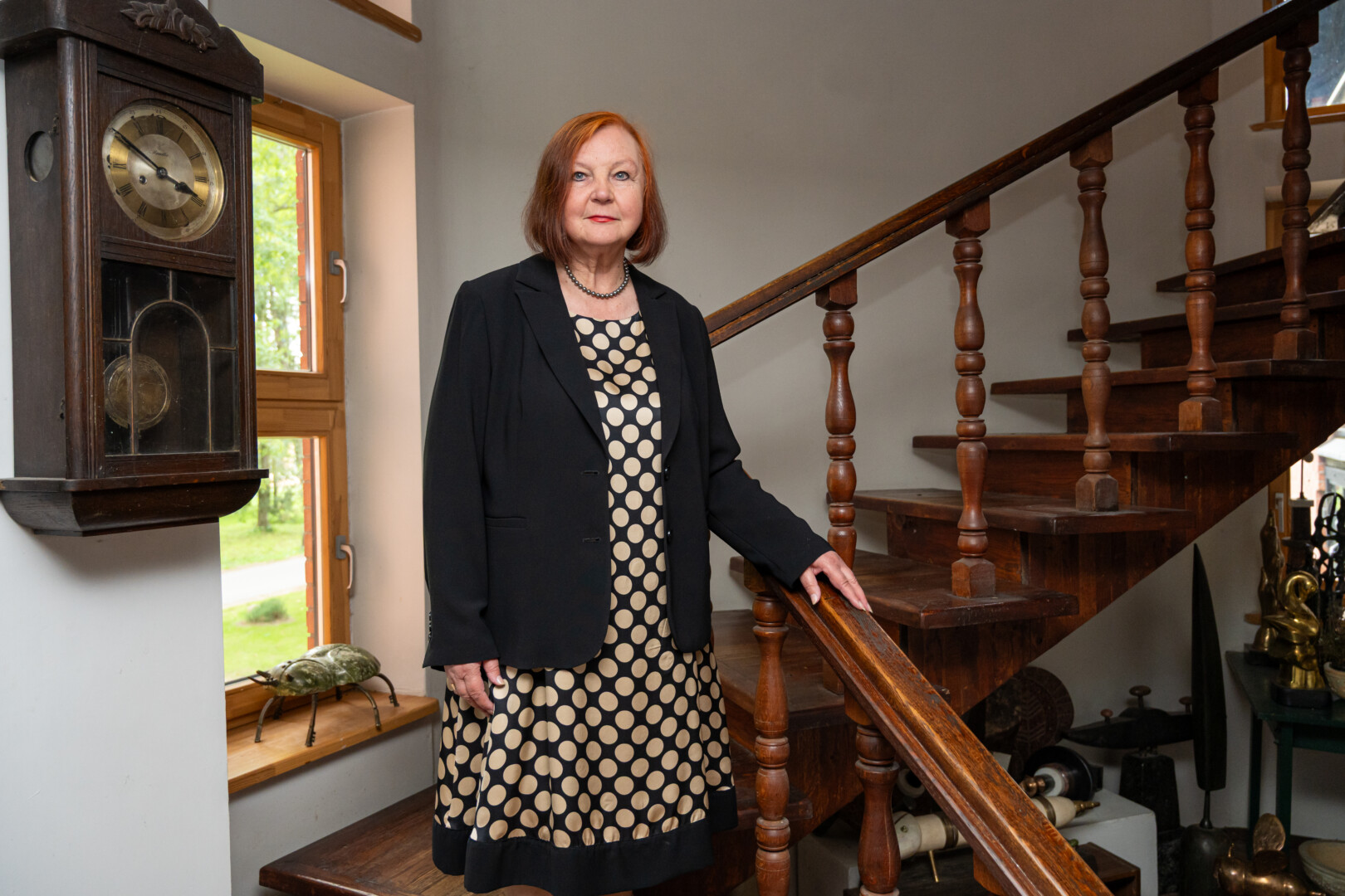 Trijuose universitetuose studijavusi Jolanta Lebednykienė „kiečiausiu“, plačiausiai jai atvėrusiu duris į pasaulį vadina Panevėžio dramos teatro režisieriaus Juozo Miltinio studiją. P. ŽIDONIO nuotr.