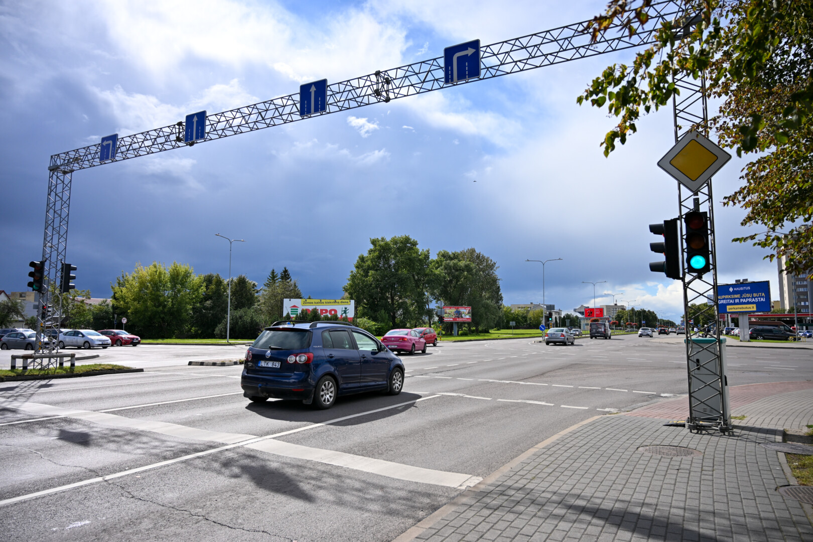 Rekonstravus Klaipėdos ir Vakarinės gatvių sankryžą į žiedinę, toks pat atnaujinimas planuojamas ir Nemuno bei Klaipėdos gatvės sankryžai. P. ŽIDONIO nuotr.