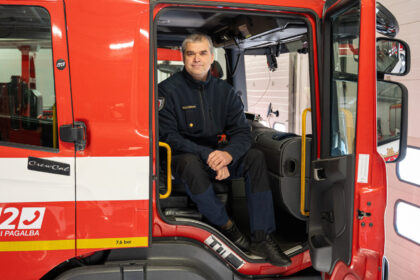 Panevėžietis ugniagesys Konstantinas Veizdžiūnas šįkart stojo prieš visai kitokią ugnį – Lenkijos televizijos šokių aikštelės šviesas ir kameras.