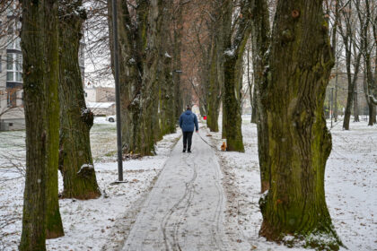 Paskutinė lapkričio savaitė bus žiemiška ir nė kiek neprimins rudens. Lietuvos hidrometeorologijos tarnybos sinoptikas Vytautas Patašius sako, kad daug kur snigs, kai kur stipriai, taip pat iškris lijundra, o kelius nuklos plikledis.