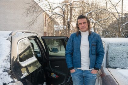 Kelionėje į Estiją olandui Kristoferiui Vlierhviui Panevėžio rajonas virto netikėta priverstine stotele.